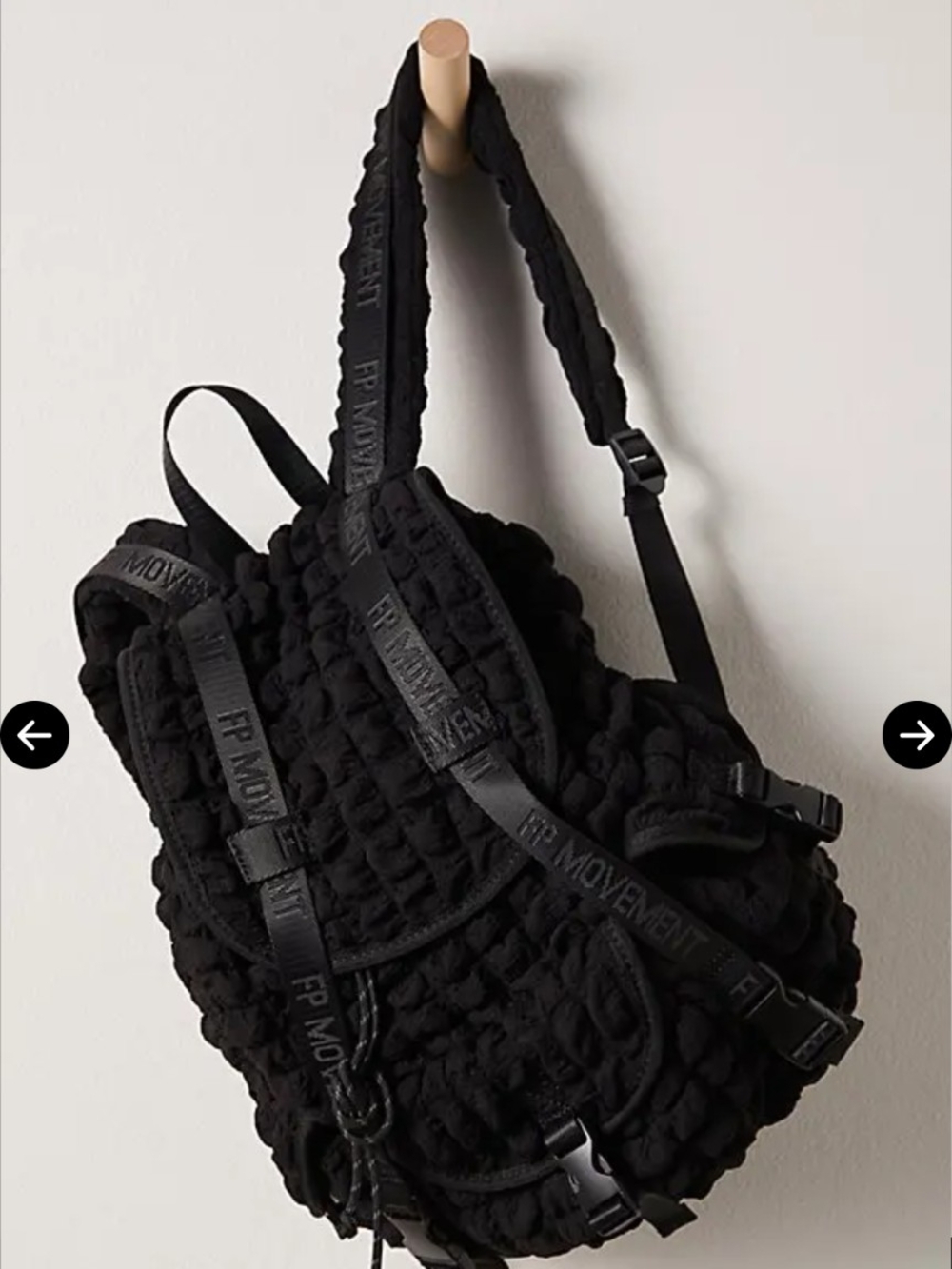 FP Movement Pucker Up Black Backpack